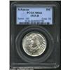 Image 1 : 1935-D 50C Arkansas MS66 PCGS. Speckles of russet patina visit the peripheries of this satiny and im