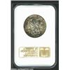 Image 2 : 1934 50C Boone MS67 NGC. The lovely rose-gold and sea-green patina is more extensive on the obverse,