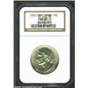 Image 1 : 1935/34 50C Boone MS67 NGC. Pale yellow-gray patina. A highly lustrous Superb Gem with a razor-sharp