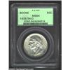 Image 1 : 1935/34-D 50C Boone MS64 PCGS. This is a suitably lustrous coin for the type with dominant silver-gr