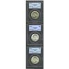 Image 1 : 1936 SET Boone PDS Set MS65 PCGS. Each piece has rich, satiny mint luster with just a bit of light p