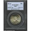 Image 1 : 1938 50C Boone MS67 PCGS. This is a beautifully toned Superb Gem with silver-gray centers and dapple