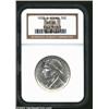 Image 1 : 1938-S 50C Boone MS66 NGC. Brilliant throughout with smooth, even, bright mint luster and virtually.