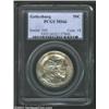 Image 1 : 1936 50C Gettysburg MS66 PCGS. The obverse has a few peripheral blushes of silver-gray color, while.