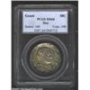 Image 1 : 1922 50C Grant with Star MS64 PCGS. The base color on both sides is olive-gray in shade, over which.