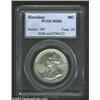 Image 3 : 1928 50C Hawaiian MS64 PCGS. Bright with softly frosted, almost satiny surfaces, both sides are larg