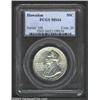 Image 1 : 1928 50C Hawaiian MS64 PCGS. One of several desirable Hawaiian Commems in this sale, this near-Gem i
