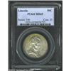 Image 1 : 1918 50C Lincoln MS65 PCGS. Competing swirls of olive-orange iridescence and lilac-gray patina drift