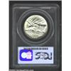 Image 2 : 1933-D 50C Oregon MS65 PCGS. The otherwise silver-white surfaces reveal a few swirls of pale color n