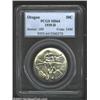 Image 1 : 1939-D 50C Oregon MS64 PCGS. This is a pleasingly lustrous example whose otherwise silver-white surf