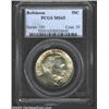 Image 1 : 1936 50C Robinson MS65 PCGS. A lustrous Gem that has an essentially brilliant reverse, while the obv
