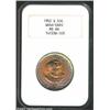 Image 1 : 1952-S 50C Washington-Carver MS66 NGC. Both sides are outrageously toned with iridescent bands of co