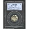 Image 1 : 1935 5C Nickel--3% Clipped Planchet--MS65 PCGS. Clipped between 5 and 6 o'clock. Fully struck and li
