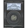 Image 1 : 2002-P 25C Indiana Quarter--Struck on a Dime Planchet--MS64 PCGS. Fairly well centered, there is con