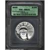 Image 1 : 2000 P$100 One-Ounce Platinum Eagle MS70 ICG. Both sides are pristine with nary a distracting blemis
