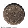 Image 2 : (1850s) Nicholson's Half Dime Token MS63 NGC. M-Mo-24. Struck in German Silver, this 15 mm token has