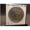 Image 1 : 1881 Morgan Dollar