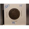 Image 1 : 1857 Seated Liberty Quarter