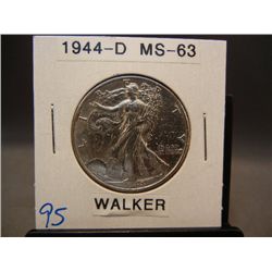 1944-D Walking Liberty Half Dollars