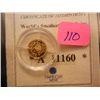 Image 2 : 2000 George Washington $25 Miniature Proof, .999 Fine Gold, 73g