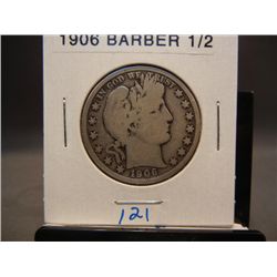 1906 Barber Half Dollar