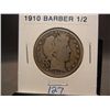 Image 1 : 1910 Barber Half Dollar