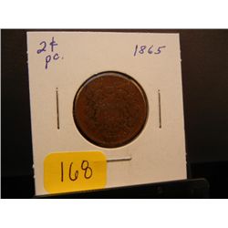 1865 2 Cent Piece