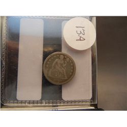 1859 Seated Liberty Dime