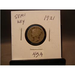 1921 Mercury Dime