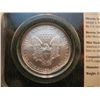 Image 2 : 2002 American Silver Eagle, By Littleton Coin Co., UNC, .999 Fine Silver, 1 Troy Oz.