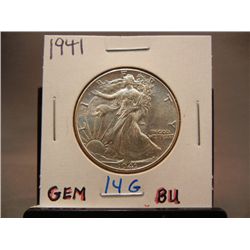 1941 Walking Liberty Half Dollar