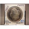 Image 1 : 1887 Morgan Dollar, DMPL, Mirrors