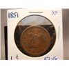 Image 1 : 1851 Large Cent