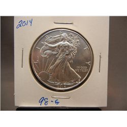 2014 American Silver Eagle, .999 Fine Silver, 1 Troy Oz.