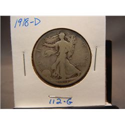 1918-D Walking Liberty Half Dollar