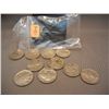 Image 1 : 10 Buffalo Nickels: 1930s