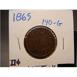 1865 2 Cent Piece