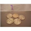 Image 1 : (5) Walking Liberty Half Dollars Mixed Dates