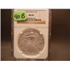 Image 1 : 2005 American Silver Eagle .999 Fine Silver One Troy Ounce Graded by NGC MS69