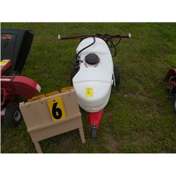 Pull-behind yard sprayer