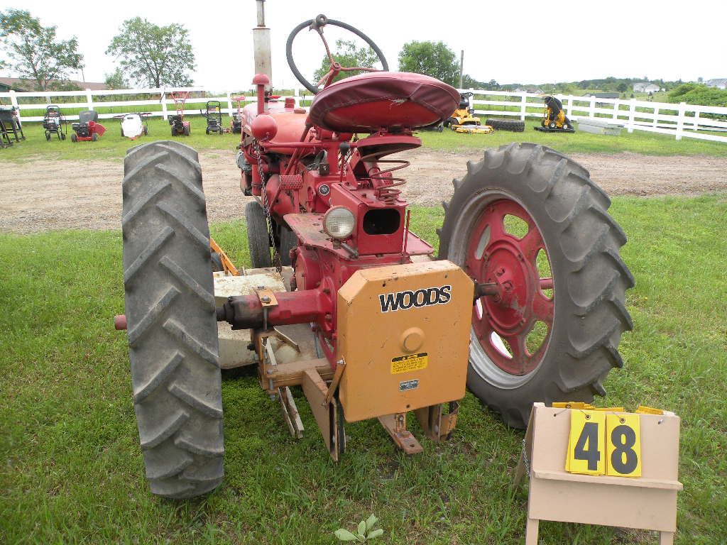 Farmall C w/Woods 306 belly mower