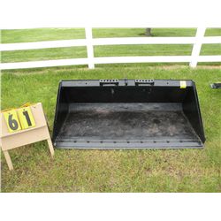 66" Melroe Bobcat low pro bucket w/bolt-on edge