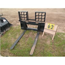 48" Walk-thru pallet forks -New
