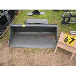 60" skid loader bucket