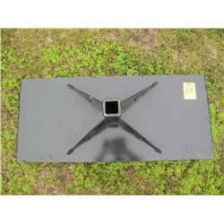 Skid loader receiver plate -New