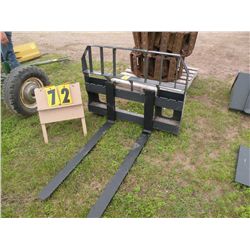 48" pallet forks for skid loader
