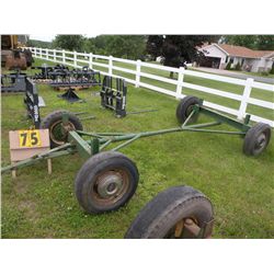 Homemade running gear w/pick-up tires & rims