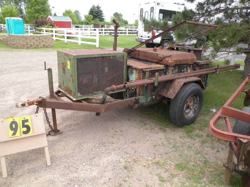 Garlock 260 gallon pumper tar pot/roofing kettle