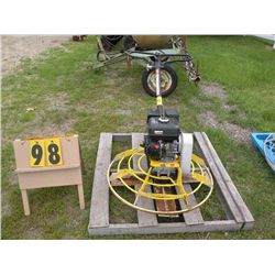 Wacker cement trowel