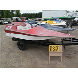 Qty 2 1987 Fun Jets w/trailer SN-DDQJ2604J687  SN-DDQJ2708C787
